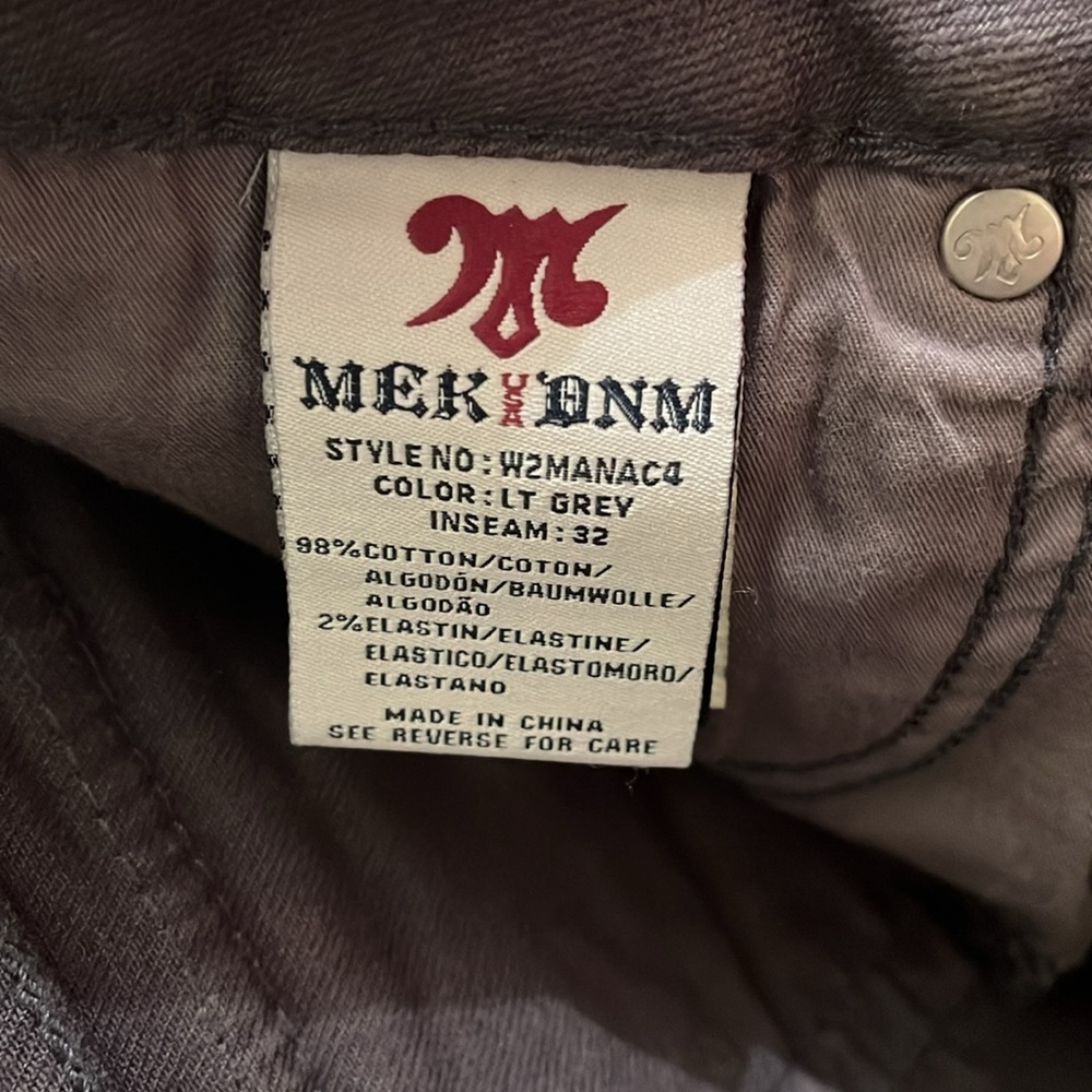 MEK denim women’s jeans. Manaus skinny size 28 waist 32 length. 47D - Picture 4 of 7